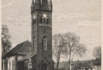 Kości&oacute;ł katolicki w Trzcielu 1920