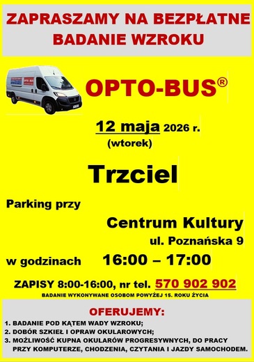 Bezpłatne badanie wzroku Trzciel